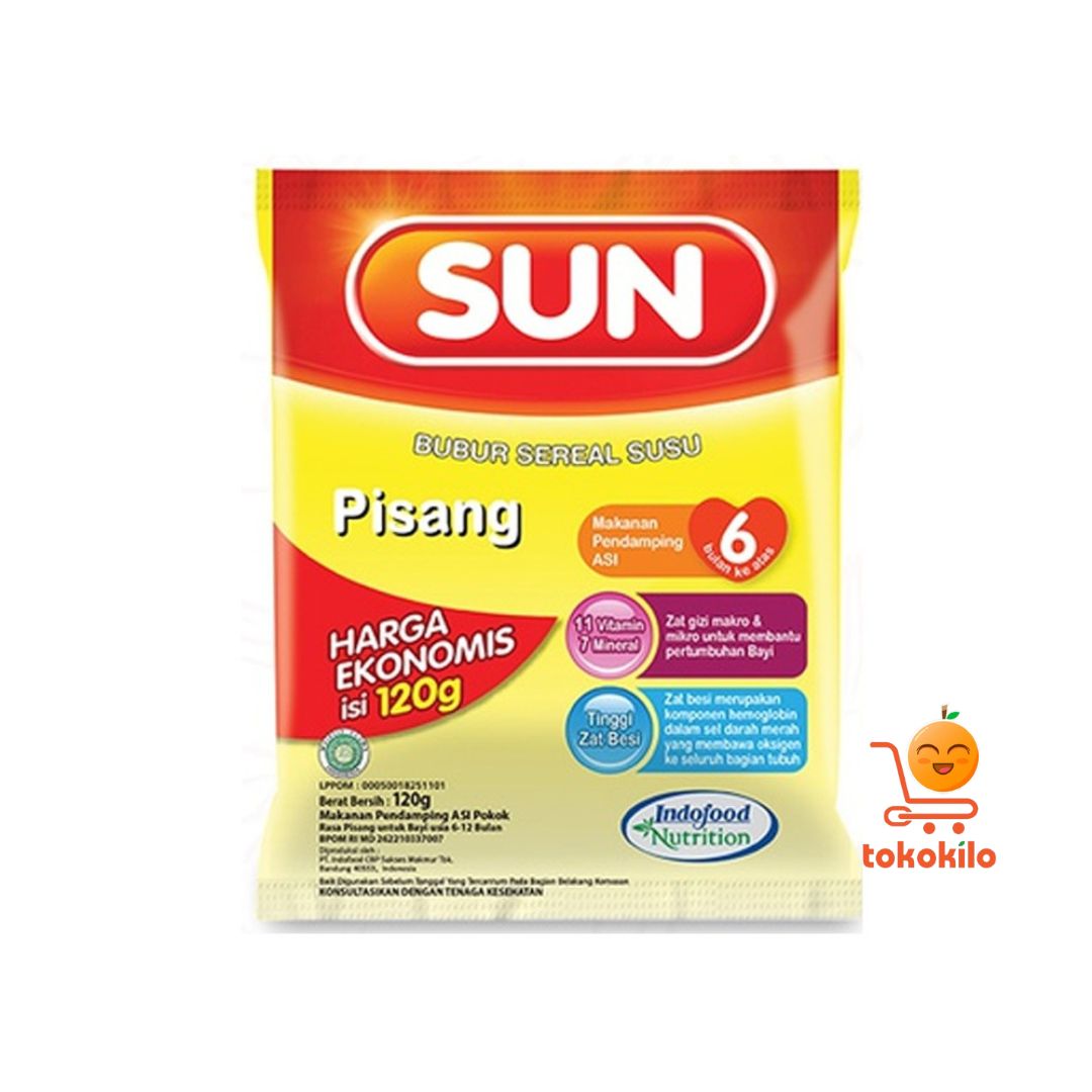 SUN Bubur Sereal Susu Pisang 120gr
