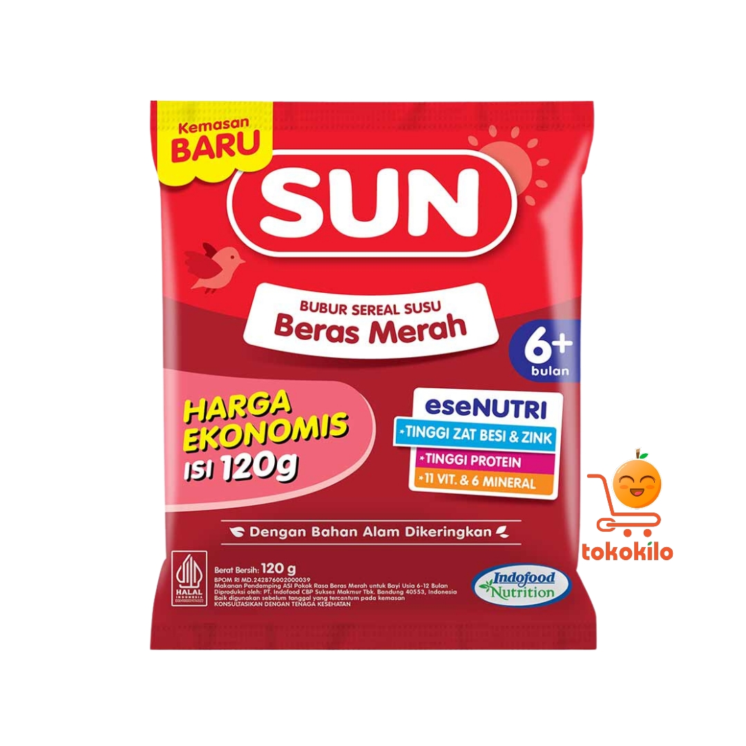 SUN Bubur Sereal Susu Beras Merah 120gr