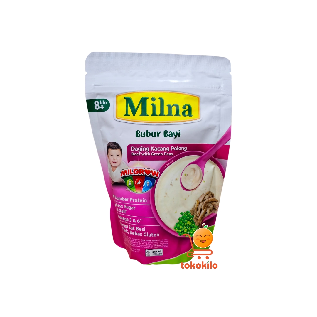Milna Bubur Bayi Daging Kacang Polong 120gr