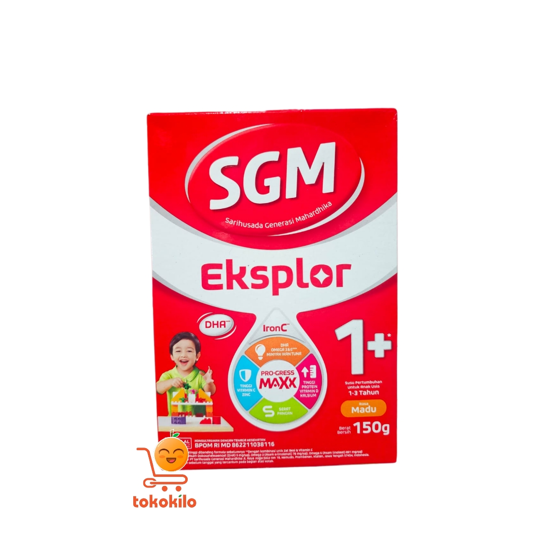 SGM Eksplor 1+ Rasa Madu Susu Formula 1–3th  150gr, 400gr, 900gr