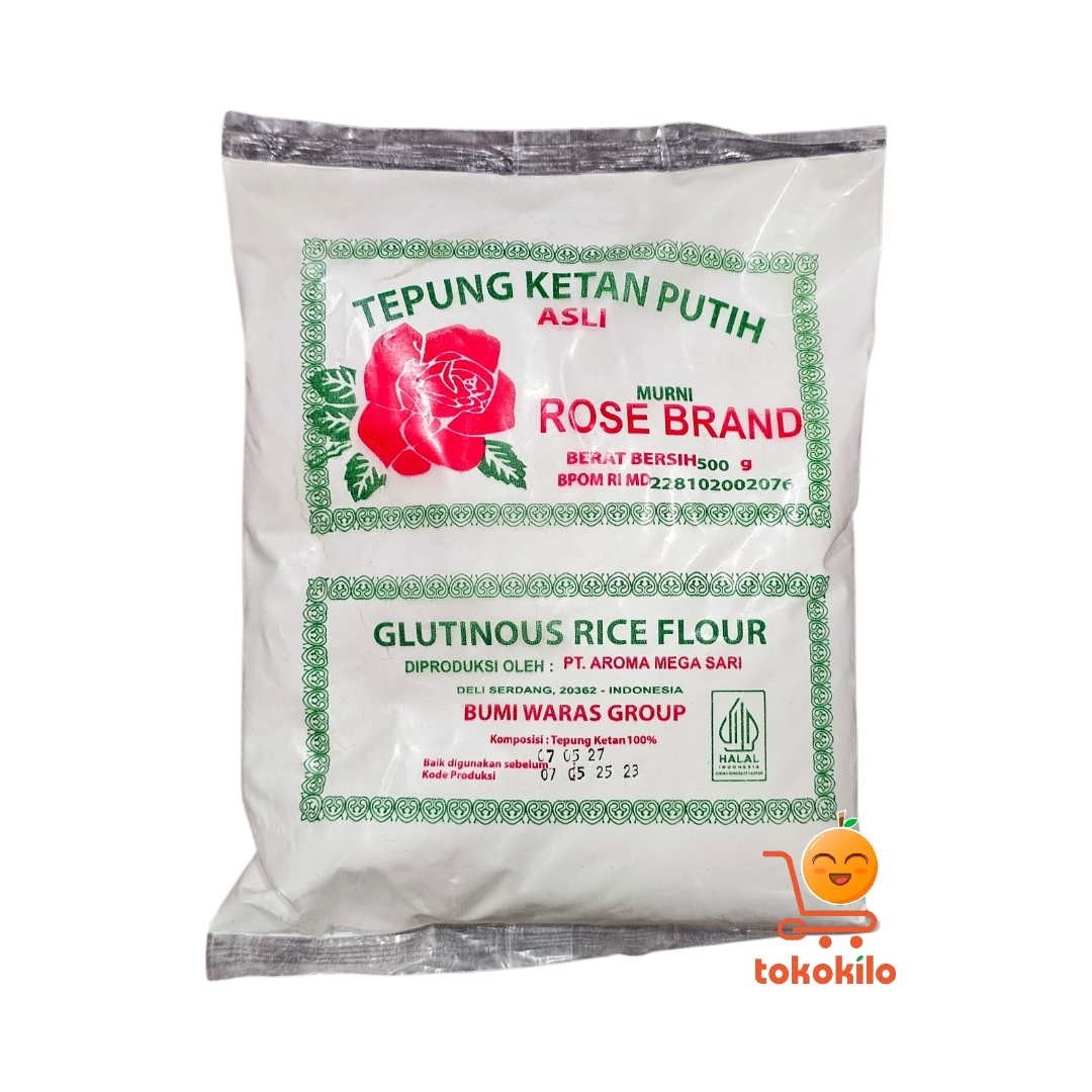 Tepung Ketan Putih Rose Brand 500gr