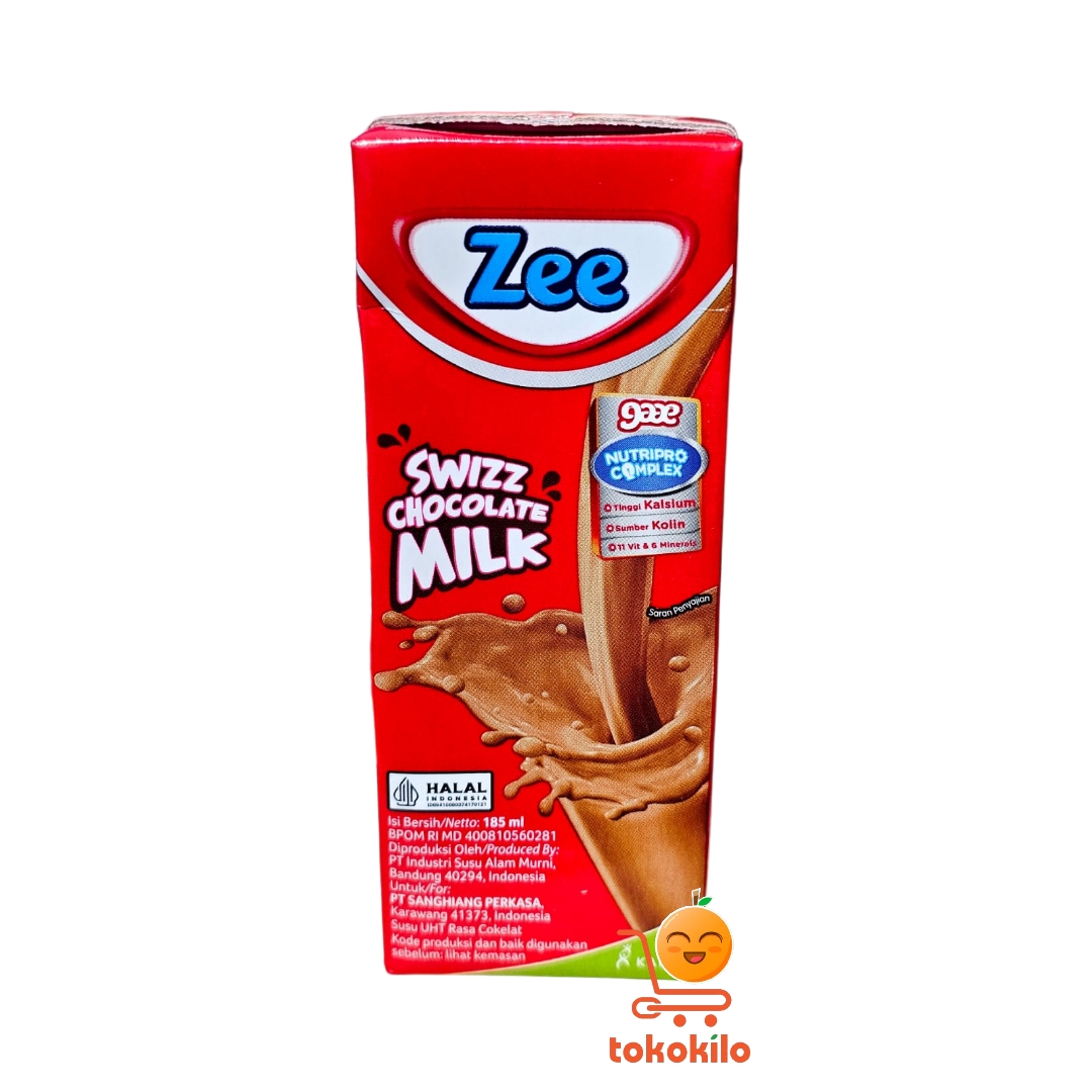 Zee Susu UHT Swizz Chocolate Milk 185ml