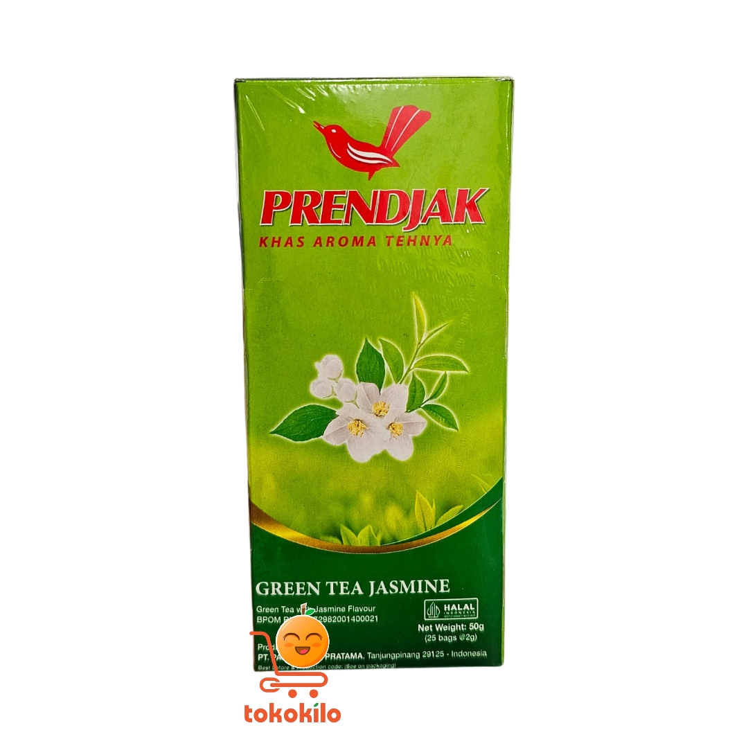 Teh Hijau Melati Celup Prendjak 50gr