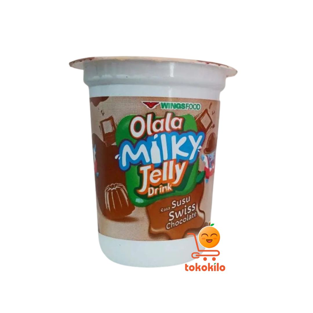 Olala Milky Jelly Drink Rasa Swiss Chocolate 220ml