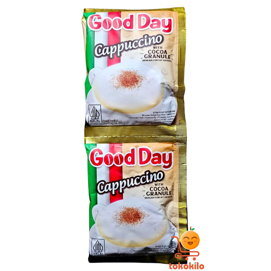 Good Day Cappuccino with Cocoa Granule 25gr (1 Rtg X 10 Bks)