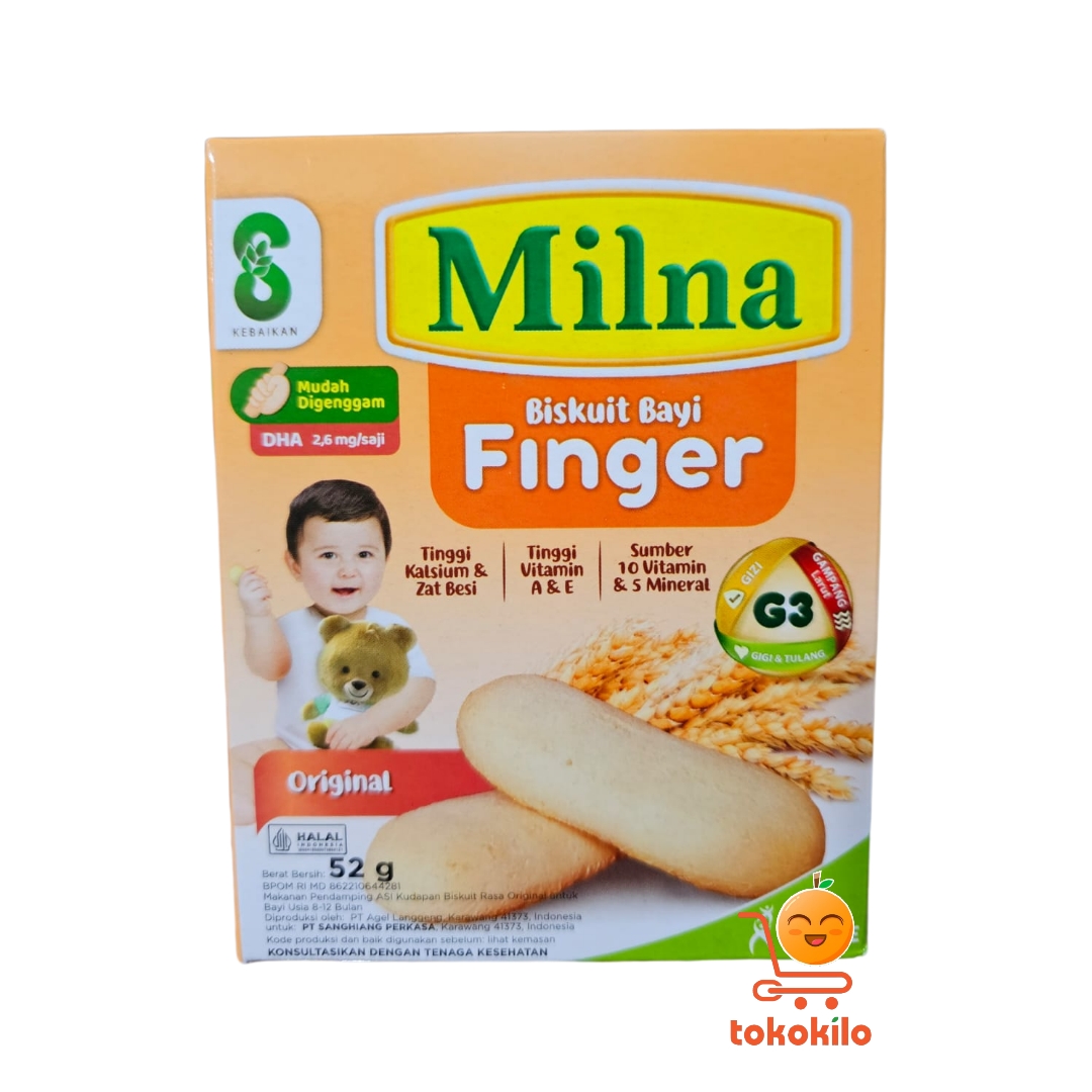 Milna Biskuit Bayi Finger Original 52gr