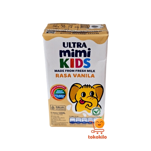 Susu UHT Ultra Mimi Kids rasa Vanilla 125ml