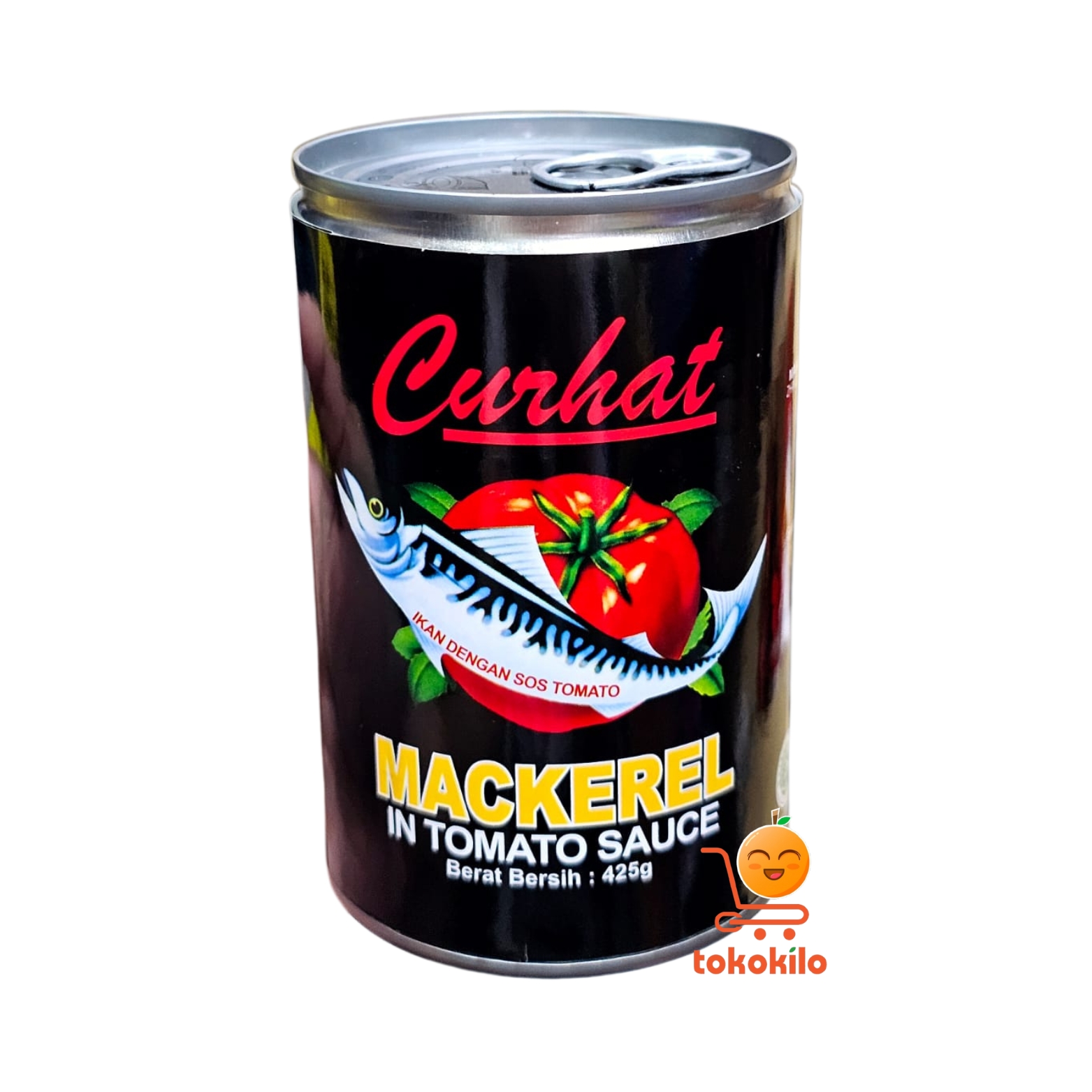 Sarden Mackerel Tomat Curhat 425 gr