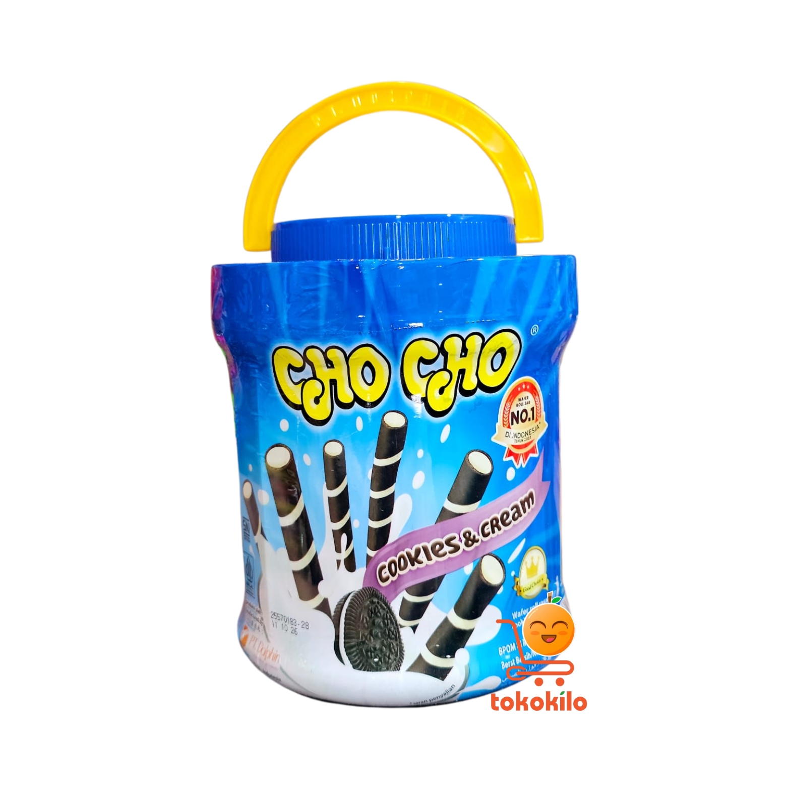 Cho Cho Wafer Roll Cookies & Cream 500gr