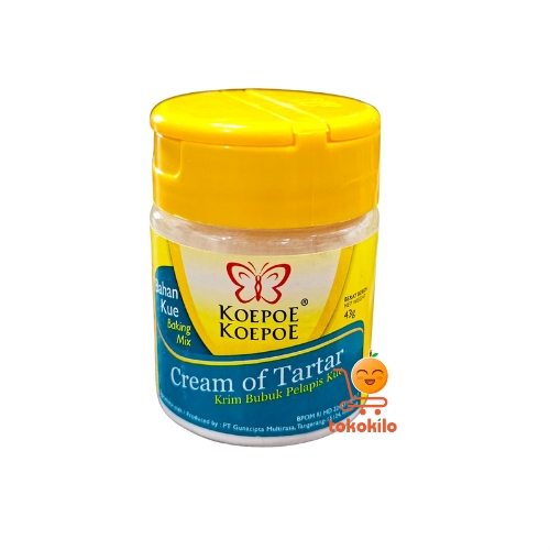 Koepoe Koepoe Cream of Tartar (Bubuk Pelapis Kue) 43gr