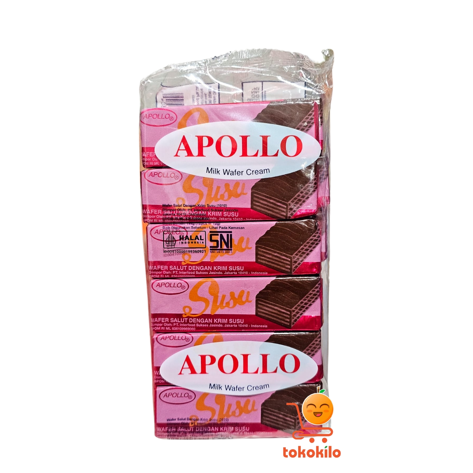 Apollo Wafer Susu (1PACK X 12pcs)144gr