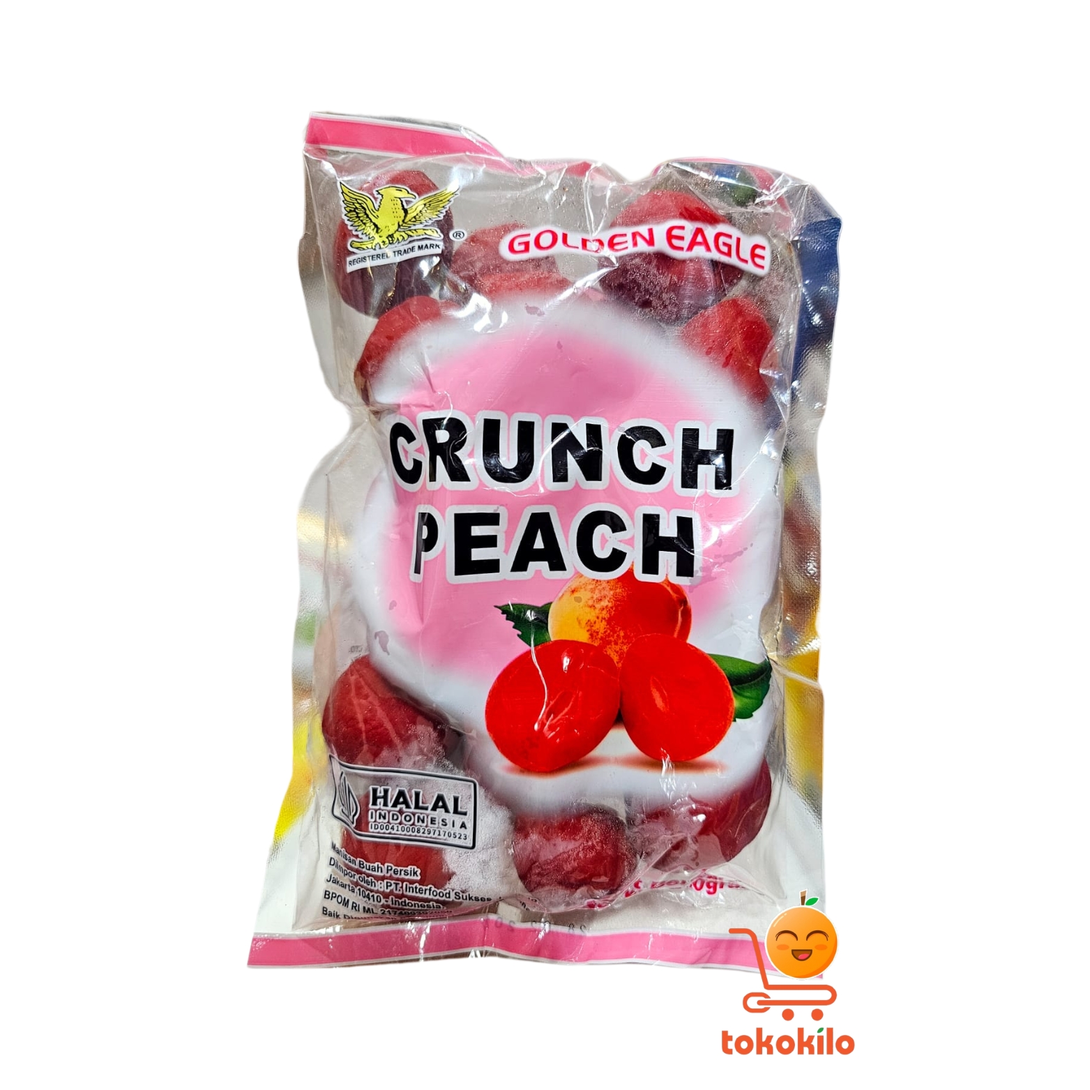 Golden Eagle Crunch Peach (Buah Merah Tanpa Biji) 500gr
