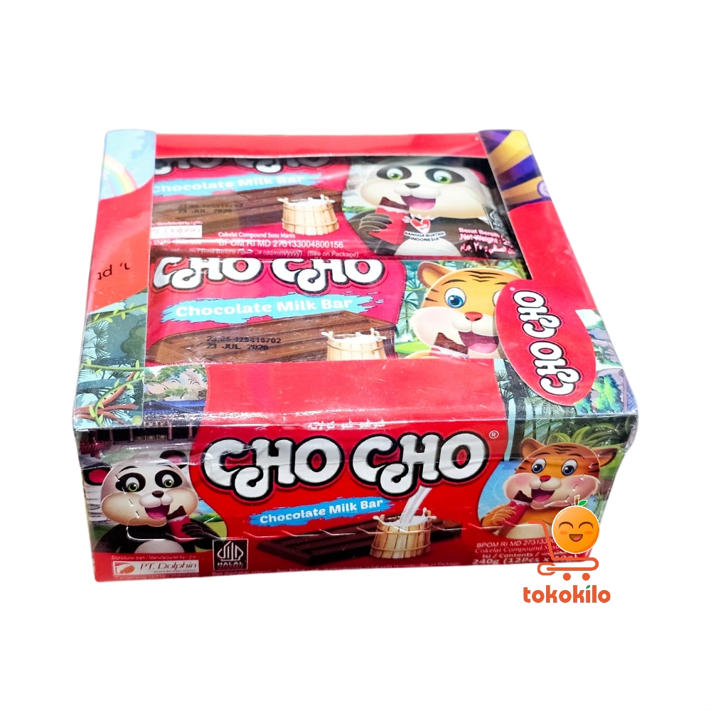 Cho Cho Chocolate Milk Bar 240gr (1Pack X 12pcs)
