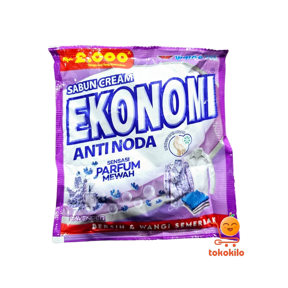 Ekonomi Sabun Cream Colek Lavender  145gr, 380gr