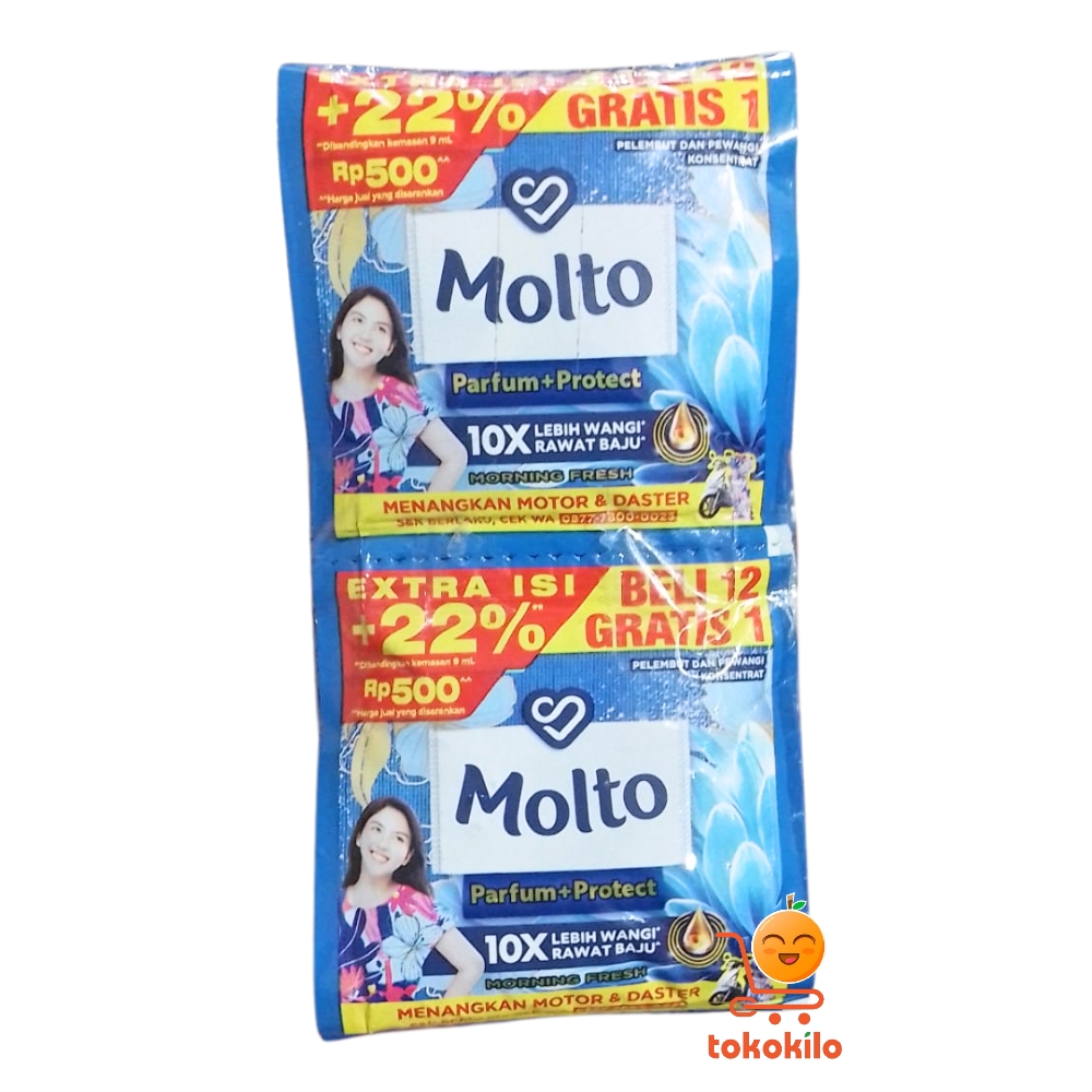 Molto Parfum + Protect Morning Fresh 11ml (1 Pack X 12 Free 1)