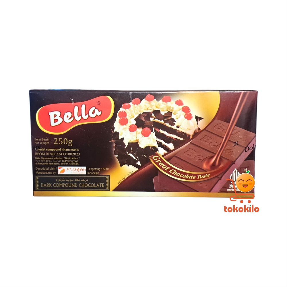 Bella Dark Compound Chocolate 250gr