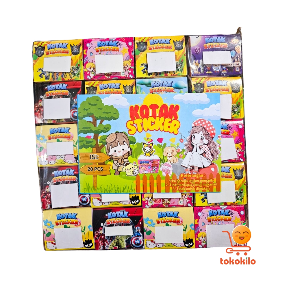 Mainan Kotak Sticker Gulung (1 pack x 20 pcs)
