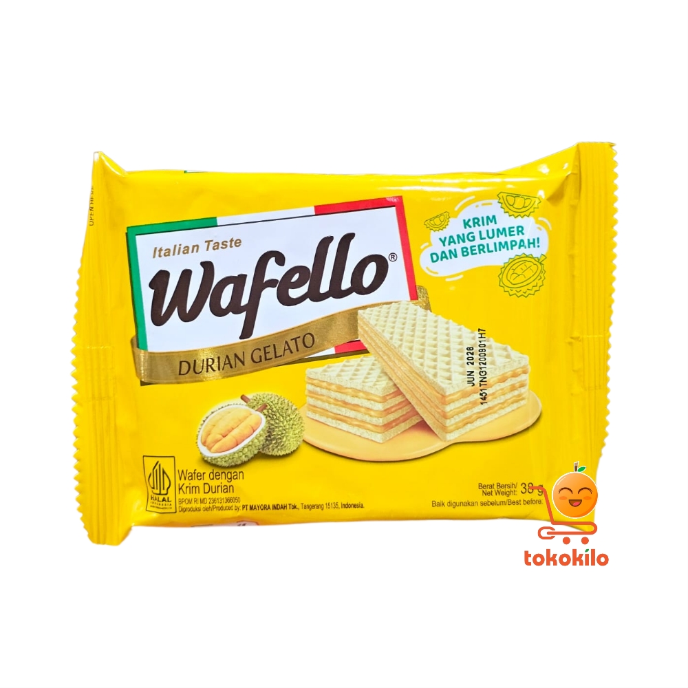 Wafer Wafello Durian Gelato 38gr