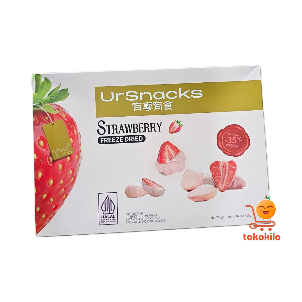 UrSnacks Strawberry Freeze Dried 25gr
