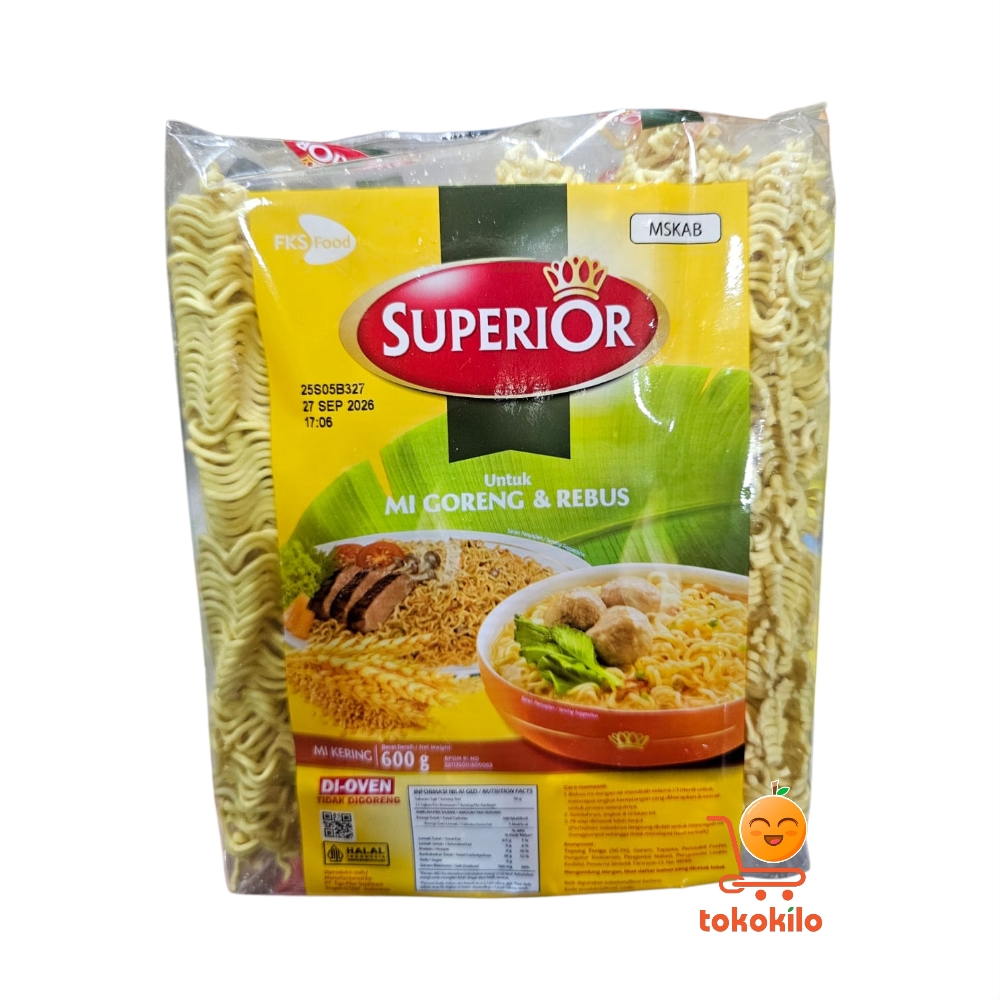 Mie Kering Goreng & Rebus Superior 600gr