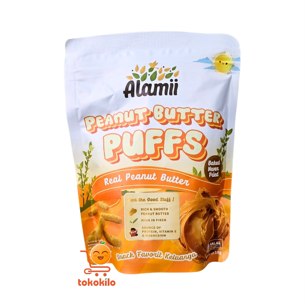 Alamii Peanut Butter Puffs 18gr, 30gr