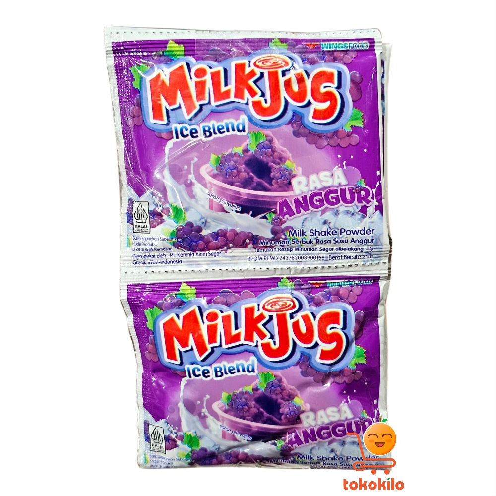 Milkjus Ice Blend Rasa Anggur 25gr