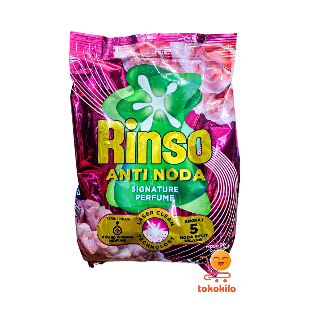 Rinso Deterjen Bubuk Anti Noda Rose Fresh 700gr