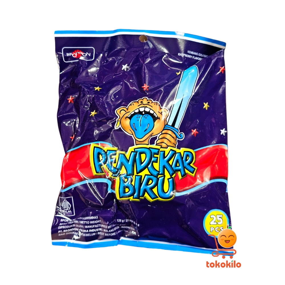 Permen Pendekar Biru Raspberry (1 bungkus x 25 pcs)
