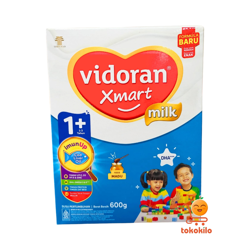 Vidoran Xmart 1+ Madu (1–3 Tahun) 600gr