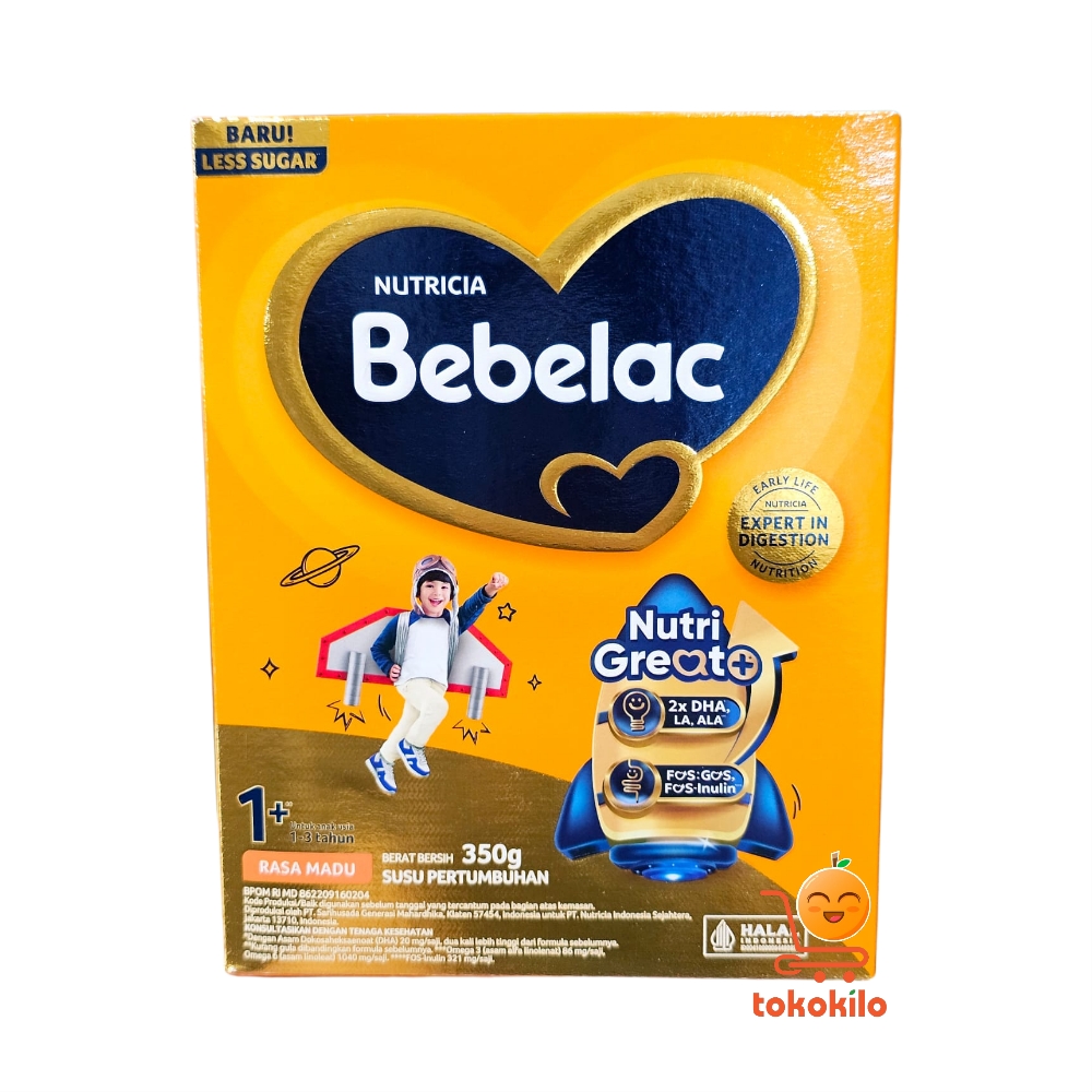 Susu Bebelac 1+ Rasa Madu (1–3 Tahun) 350gr, 800gr, 1kg