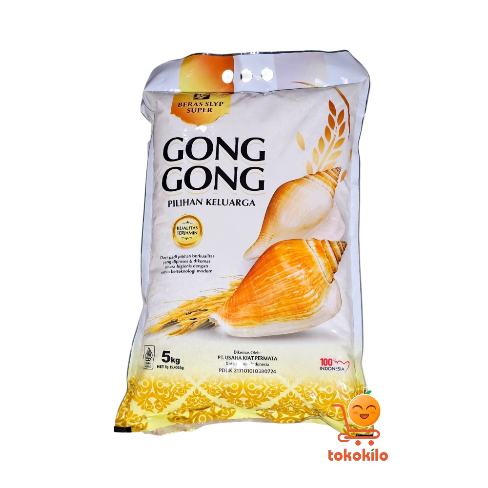 Beras Slyp Super Gong Gong 5kg, 10kg, 25kg