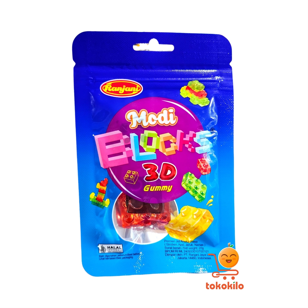 Ranjani Modi Blocks 3D Gummy 1 Box X 12pcs