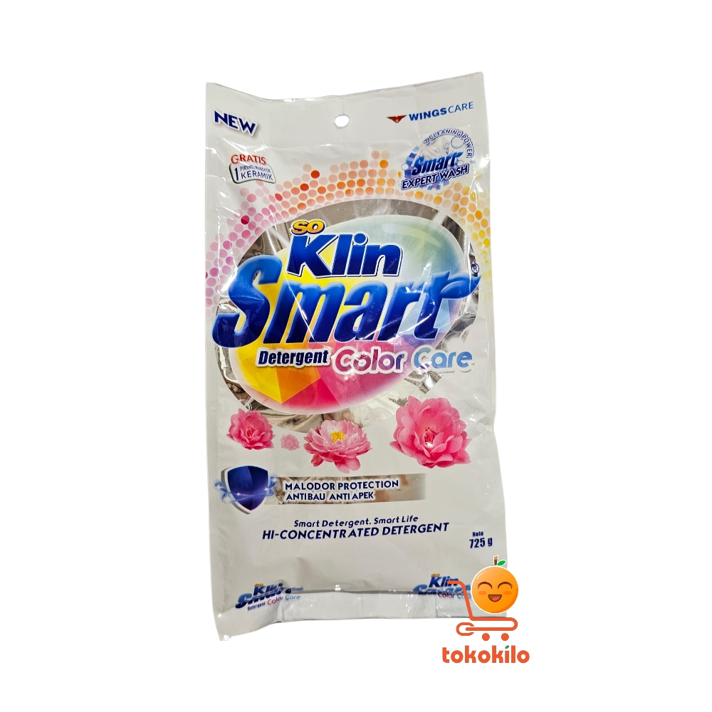 SoKlin Smart Deterjen Bubuk Color Care 725gr