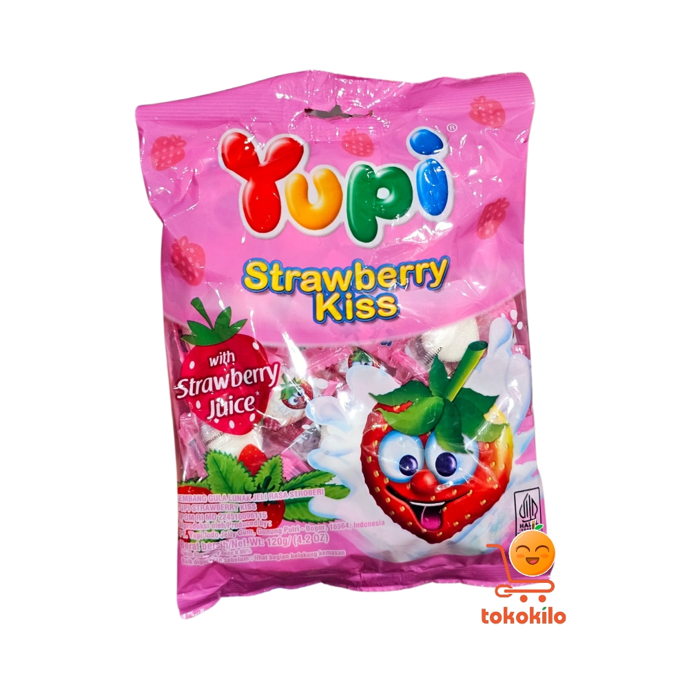 Yupi Strawberry Kiss 120gr