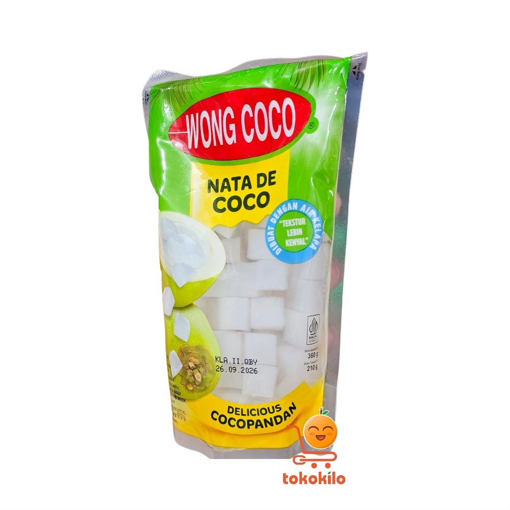 Wong Coco Nata de Coco Rasa Cocopandan Cubes 360gr,800gr
