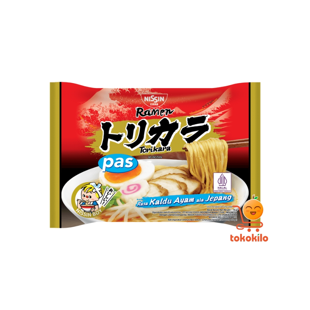 Mie Nissin Ramen Pas Torikara Rasa Kaldu Ayam Ala Jepang 76gr