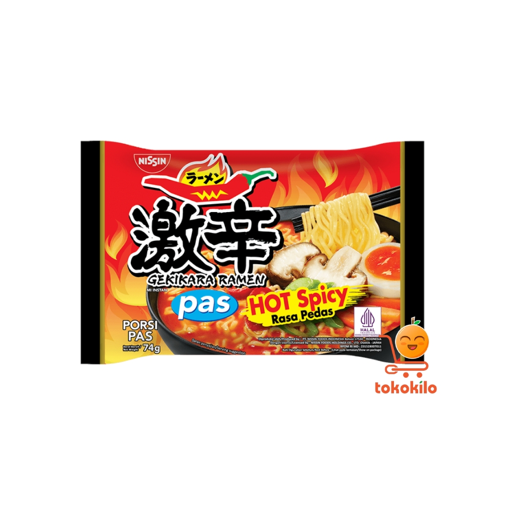Mie Nissin Gekikara Ramen Hot Spicy 74gr