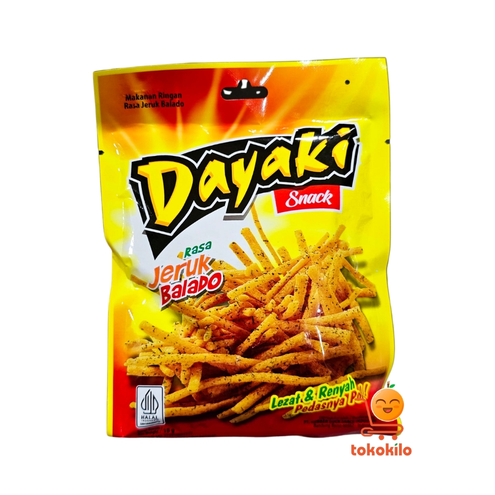 Dayaki Snack Rasa Jeruk Balado 18gr
