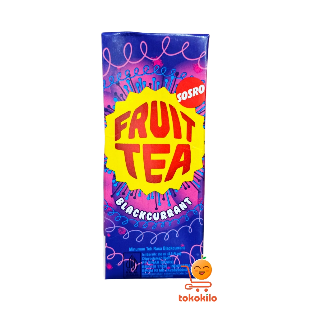 Minuman Fruit Tea Kotak Rasa Blackcurrant 250ml