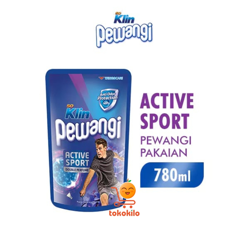 Pewangi Pakaian Soklin Active Sport 780ml