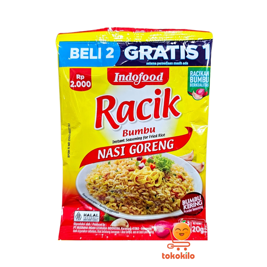 Indofood Bumbu Racik Nasi Goreng 20gr (1 Renceng X 10pcs)