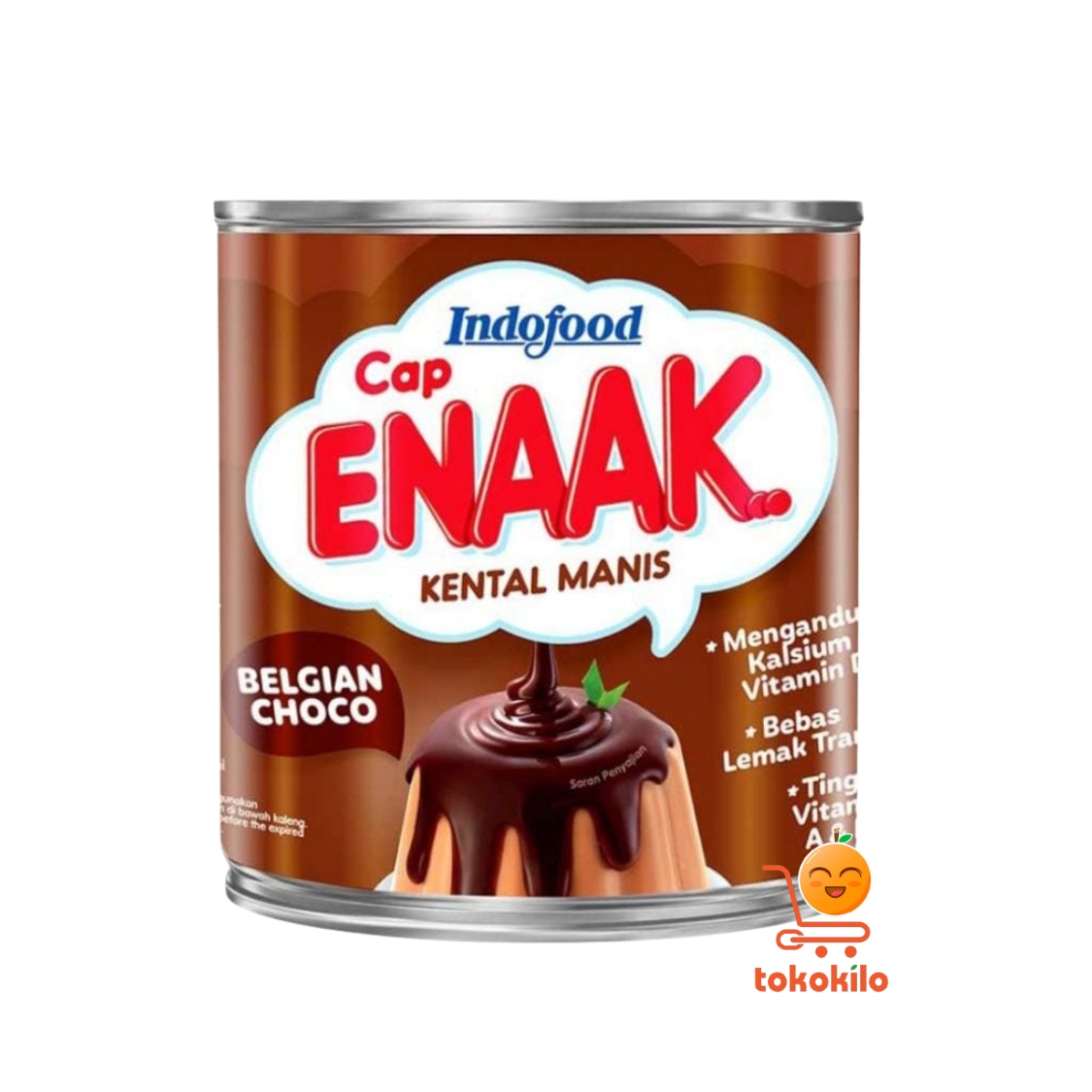 Cap Enaak Susu Kental Manis rasa Belgian Choco 370gr