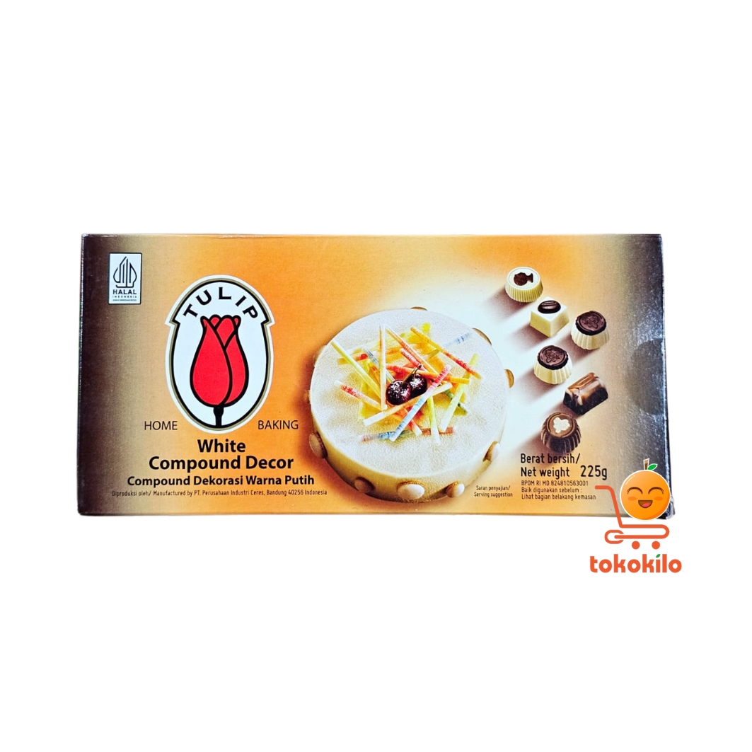 Tulip White Compound Decor 225gr