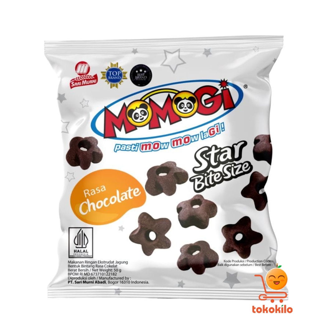 Momogi Star Bite Size Chocolate 50gr, 70gr