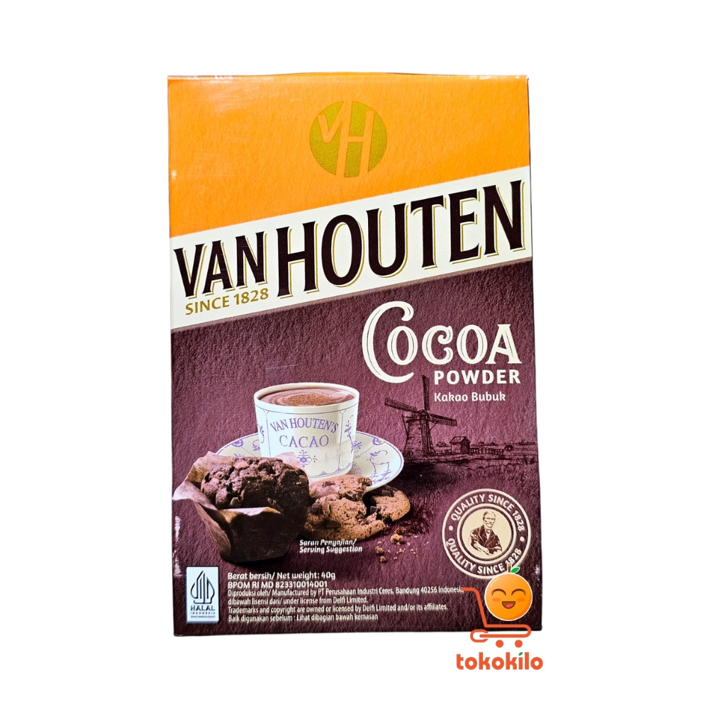 Van Houten Coklat Bubuk 40gr, 80gr, 165gr