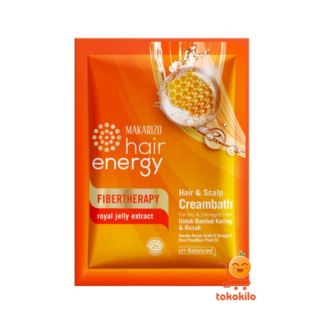 Makarizo Hair Energy Fibertherapy Hair & Scalp Creambath Royal Jelly Extract 30ml