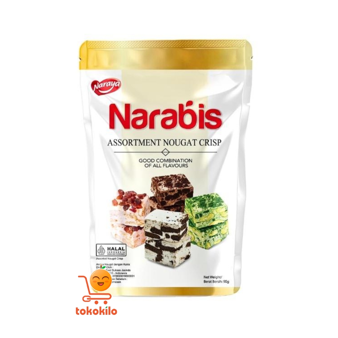 Naraya Narabis Assortment Nougat Crisp 90gr