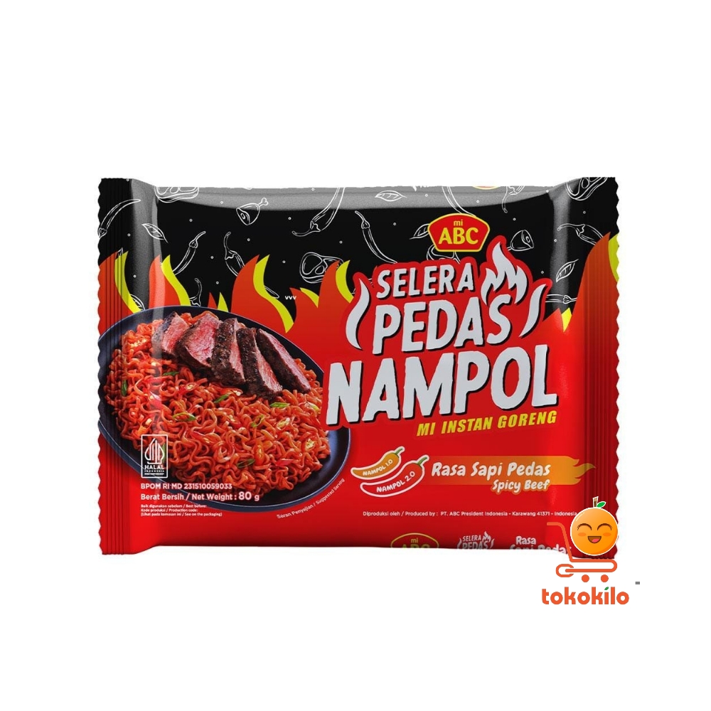 ABC Selera Pedas Nampol Rasa Sapi Pedas 80gr