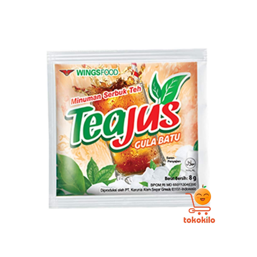 Teajus Rasa Gula Batu 8gr (1 Renteng X 10bks)