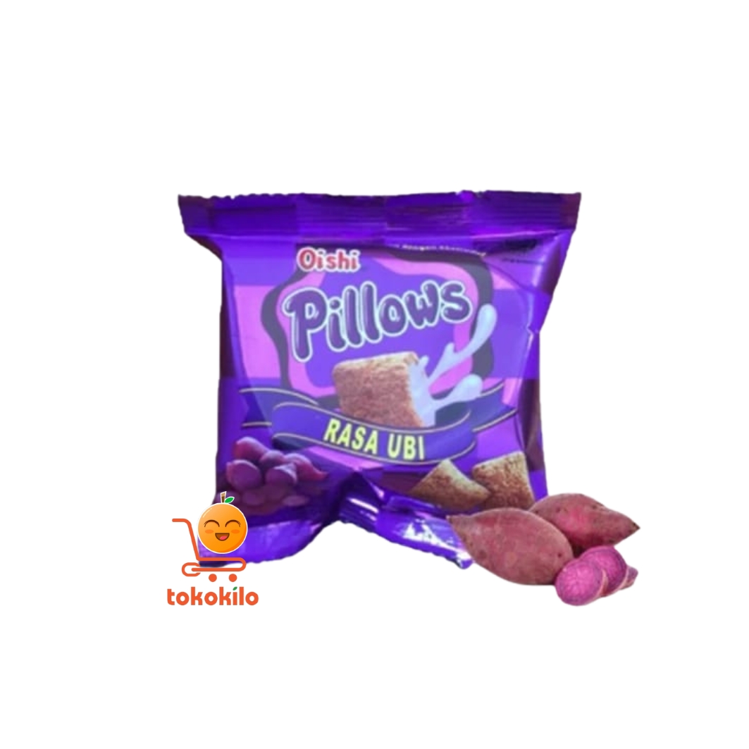 Oishi Pillows Rasa Ubi 12gr (1 Pack X 20pcs FREE 2pcs)